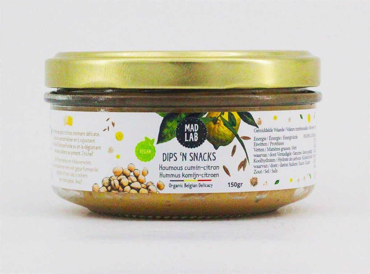 MAD LAB Lemon Hummus Dip 150g - 6 Pack