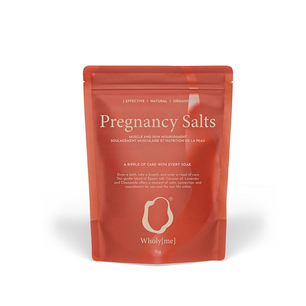WholyMe Certified Natural Epsom Bath Salts For Pregnancy 1 Kg