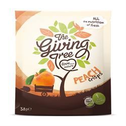Giving Tree Snacks Freeze Dried Peach Crisps 38g - 12 Pack