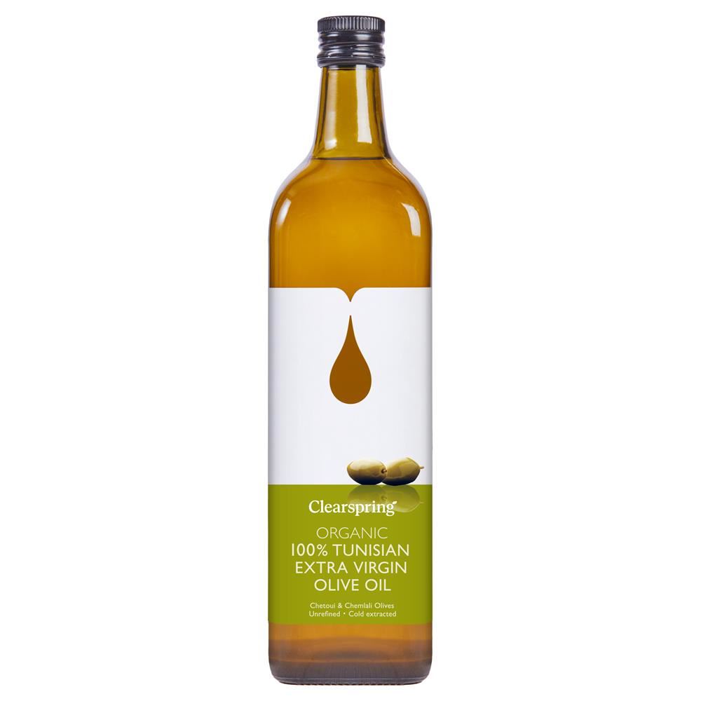Clearspring Tunisian Extra Virgin Olive Oil Organic 1L