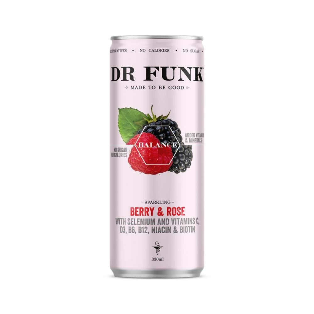 Dr Funk Sparkling Berry & Rose Drink 330ml