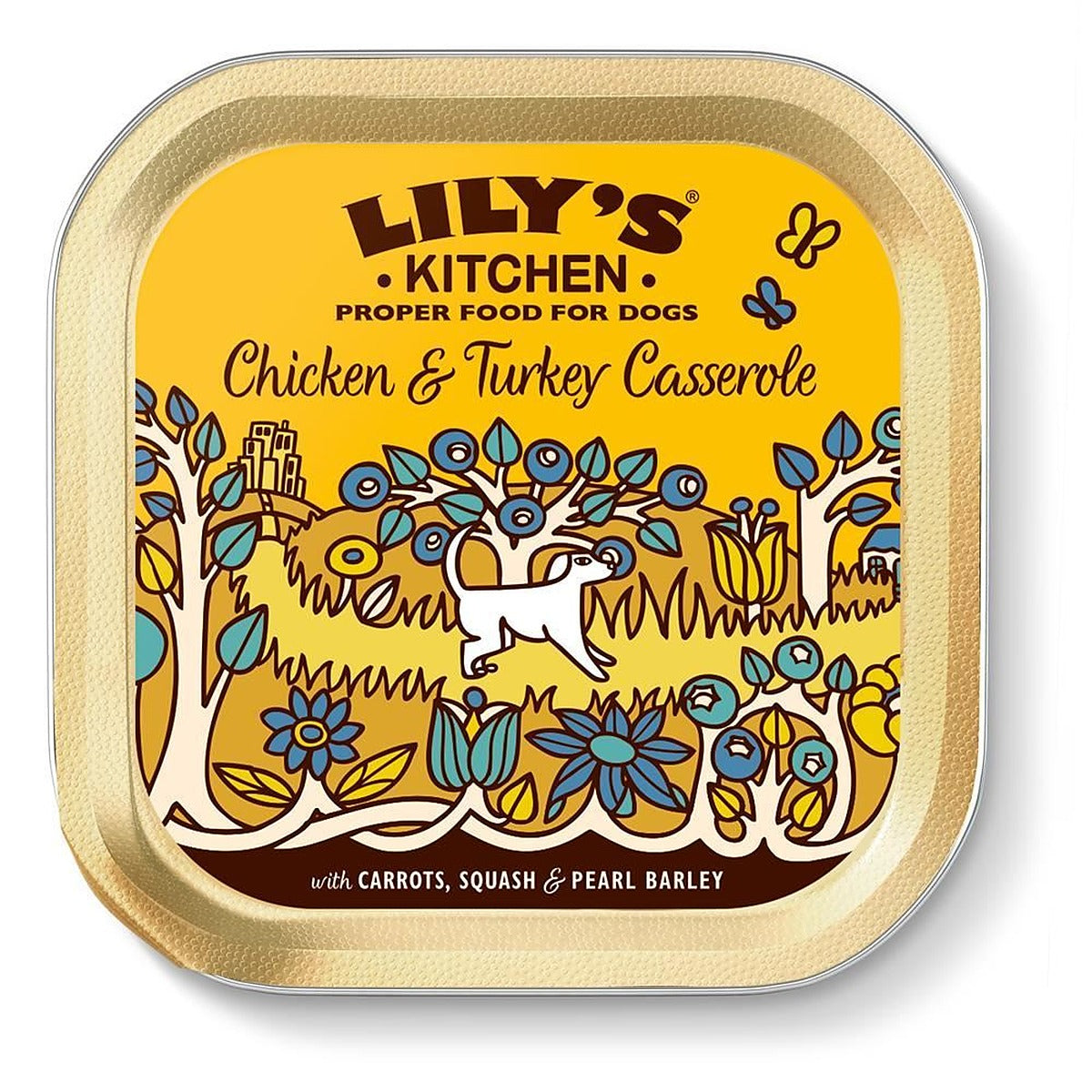 Lilys Kitchen Chicken and Turkey 150g Tray - 10 Pack
