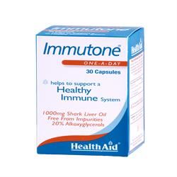 HealthAid Immutone Shark Liver Oil 1000mg 30 Capsules