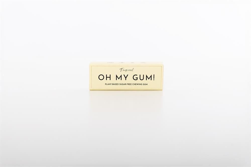 Oh My Gum Tropical Chewing Gum 19g - 12 Pack
