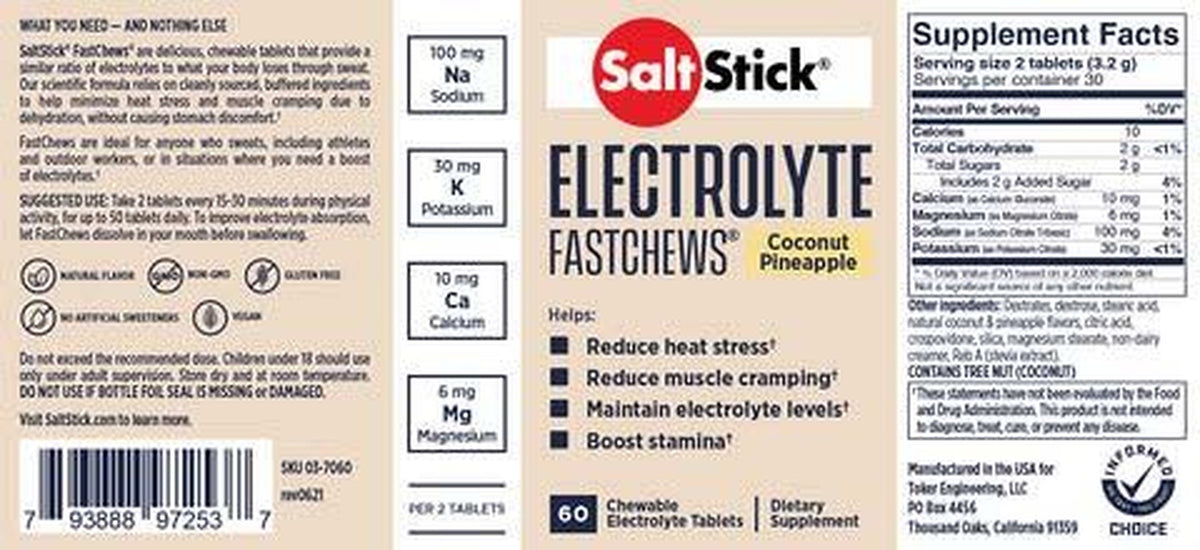 SaltStick Electrolyte FastChews - Pack of 10 - All Flavours - image 11