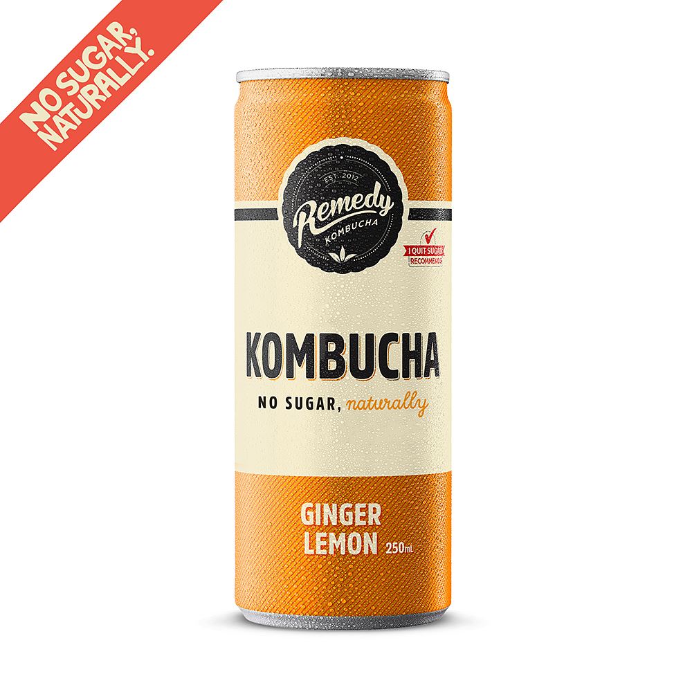Remedy Kombucha Kombucha Ginger Lemon 250ml