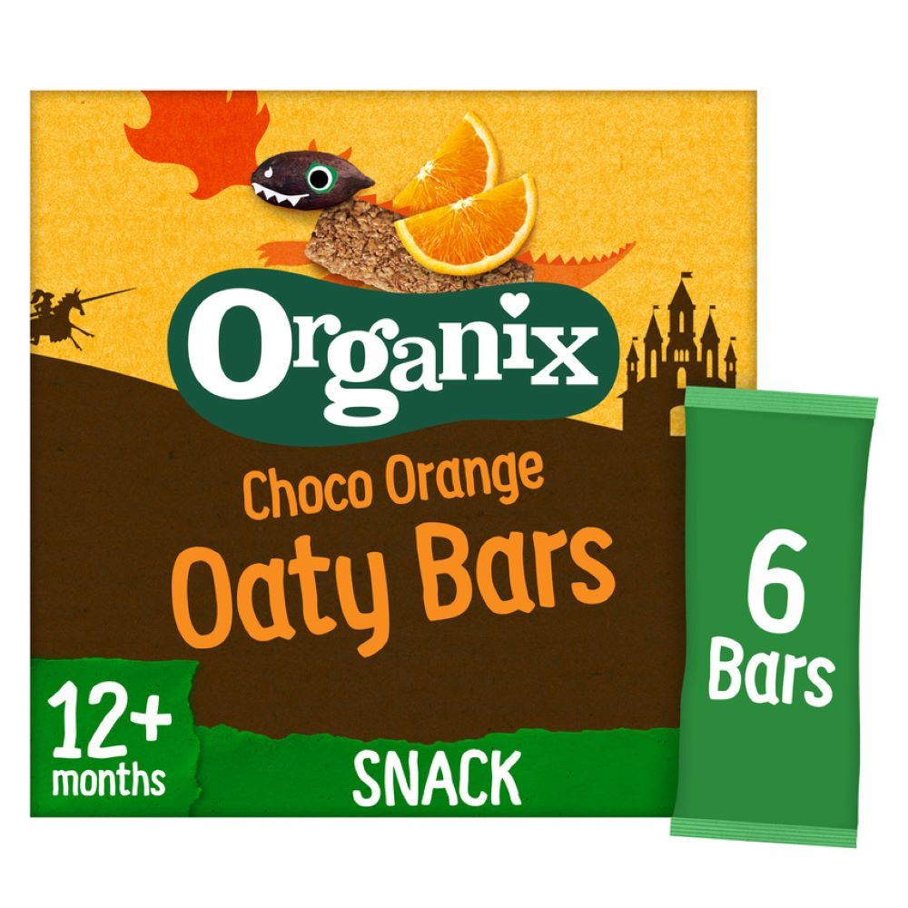 Organix Banana Organic Soft Oat Snack Bars Multipack 6x23g