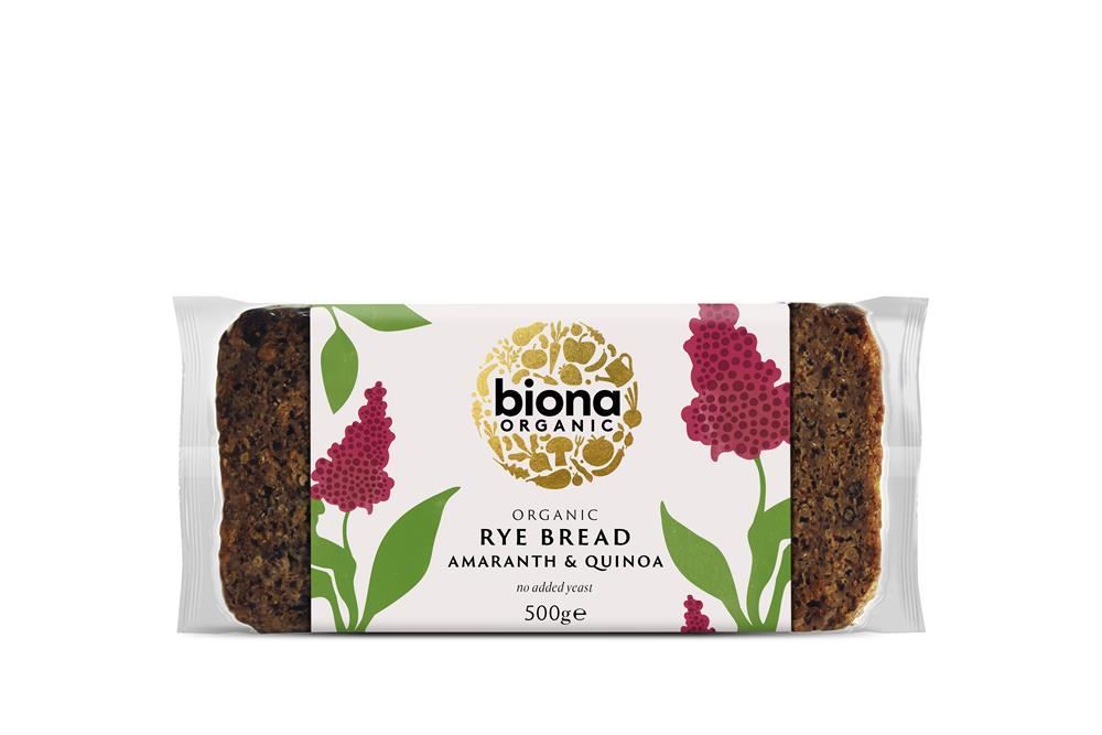Biona Organic Rye Amaranth / Quinoa Bread 500g - 7 Pack