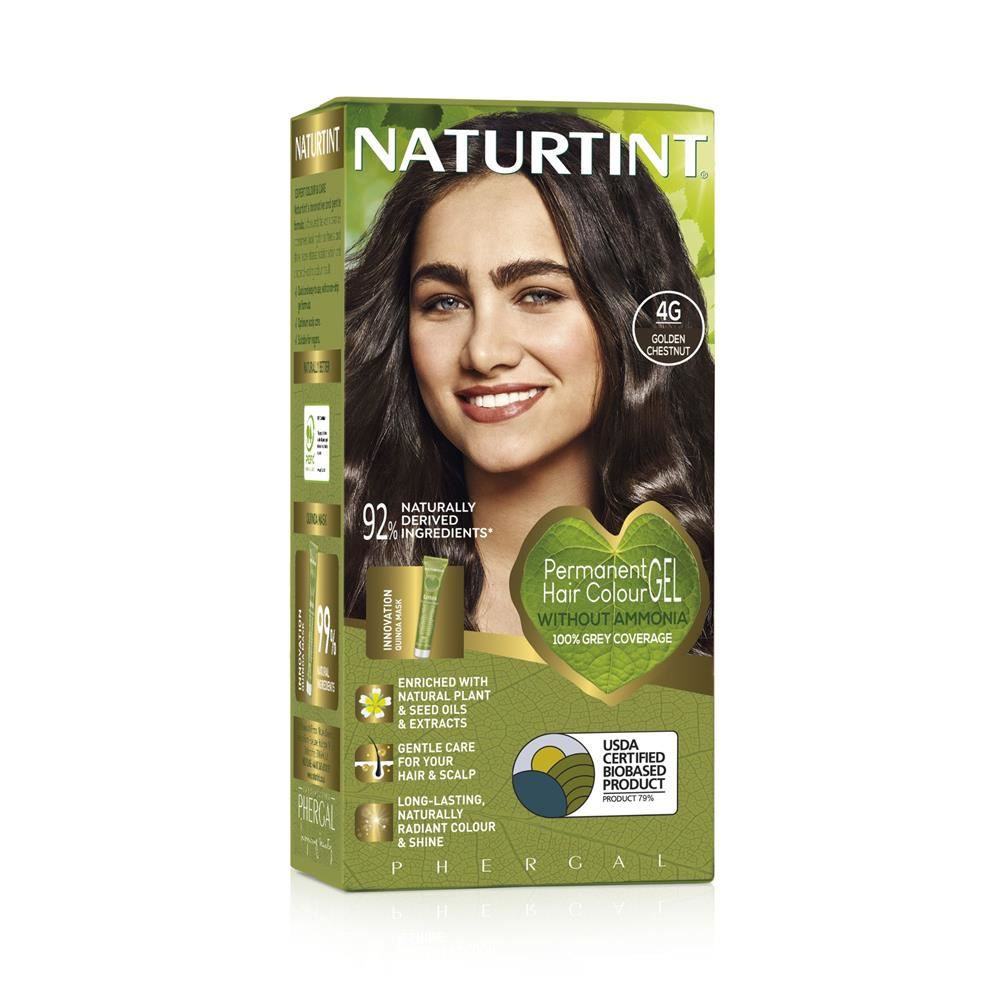 Naturtint Permanent Hair Colourant Intense Golden Chestnut 4G 170ml