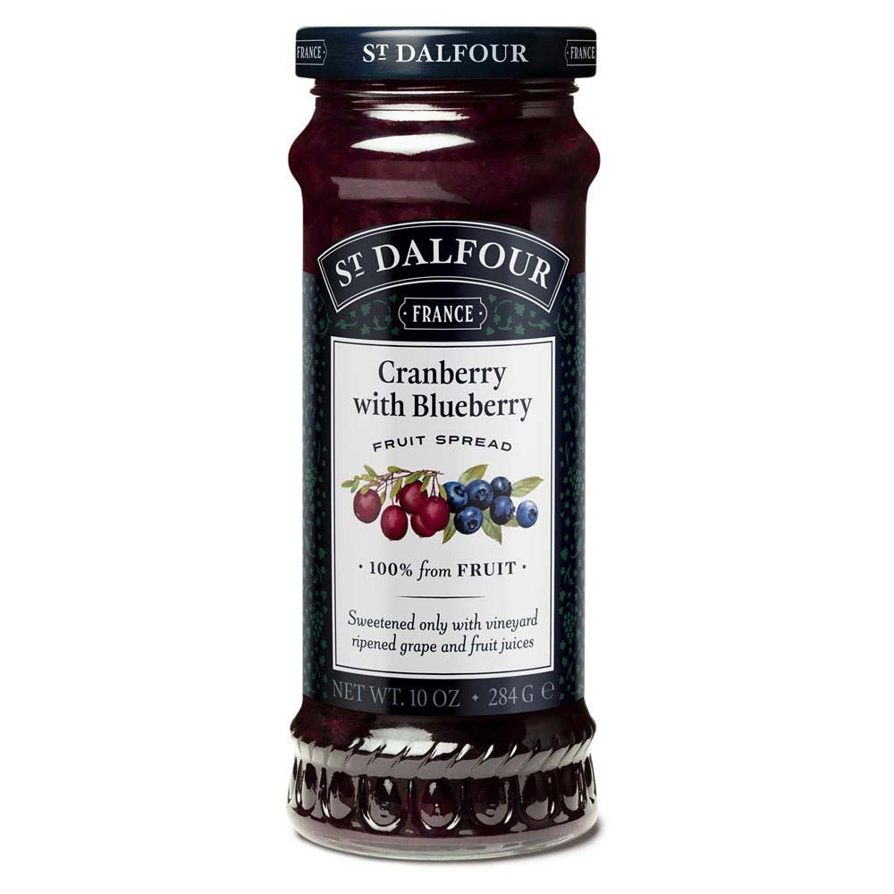 St Dalfour Cranberry & Blueberry Fruit Spread 284g