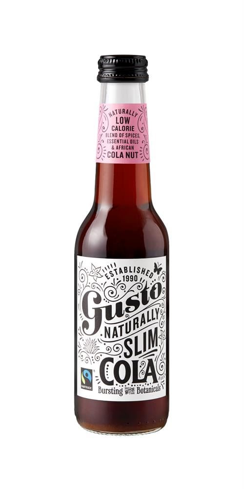 Gusto Naturally Low Calorie Fairtrade Cola 275ml