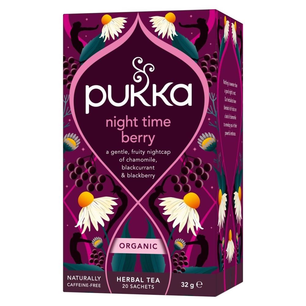 Pukka Herbs Night Time Berry Organic Herbal Tea x 20 sachets