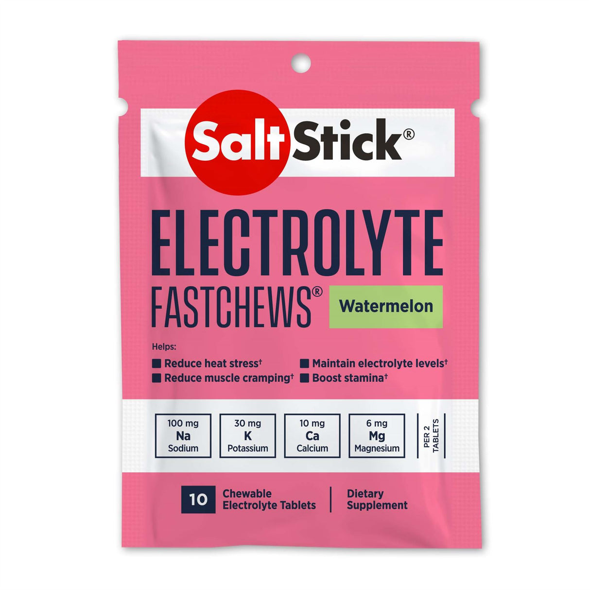 SaltStick Electrolyte FastChews - Pack of 10 - All Flavours