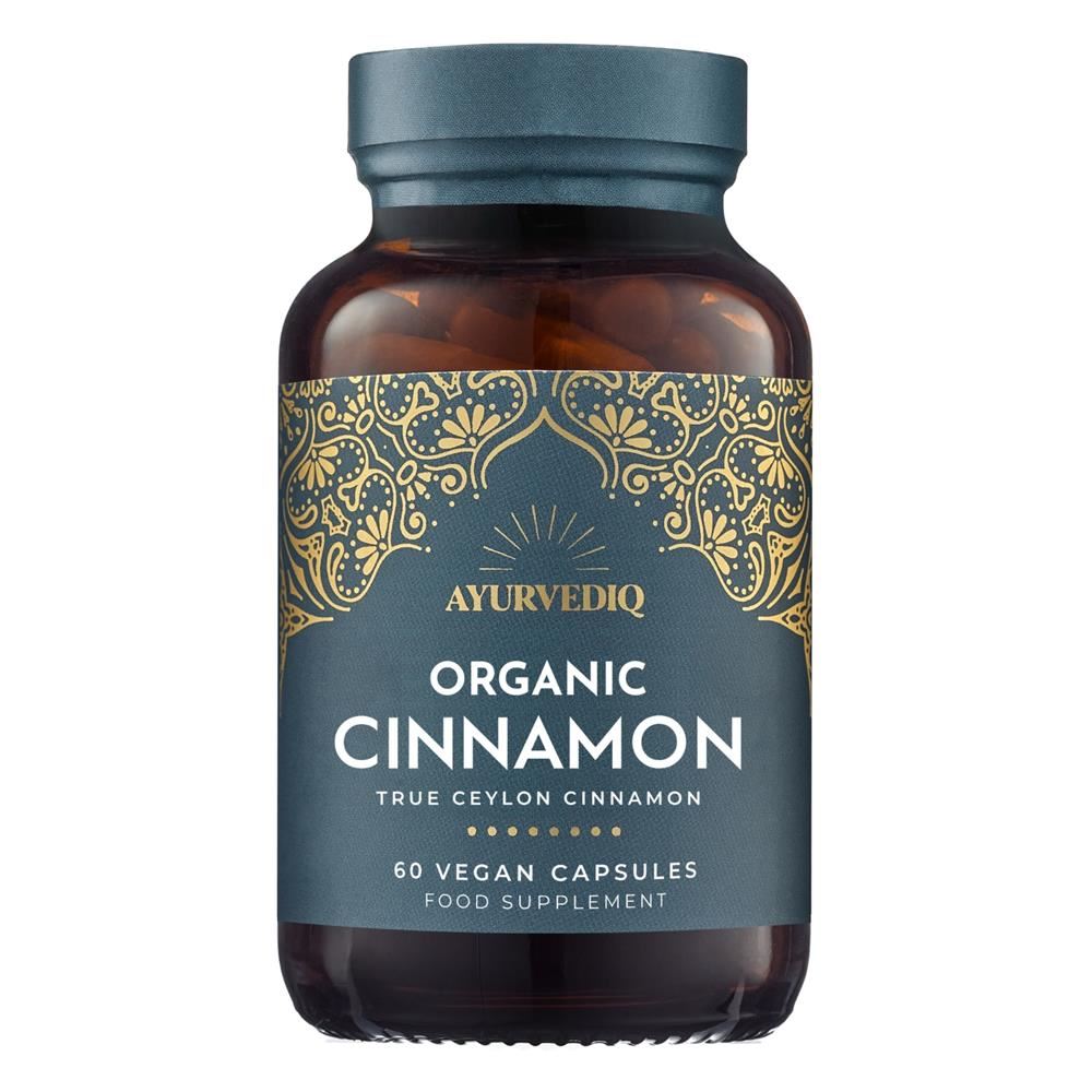 Ayurvediq Wellness Organic Ceylon Cinnamon 60 Capsules