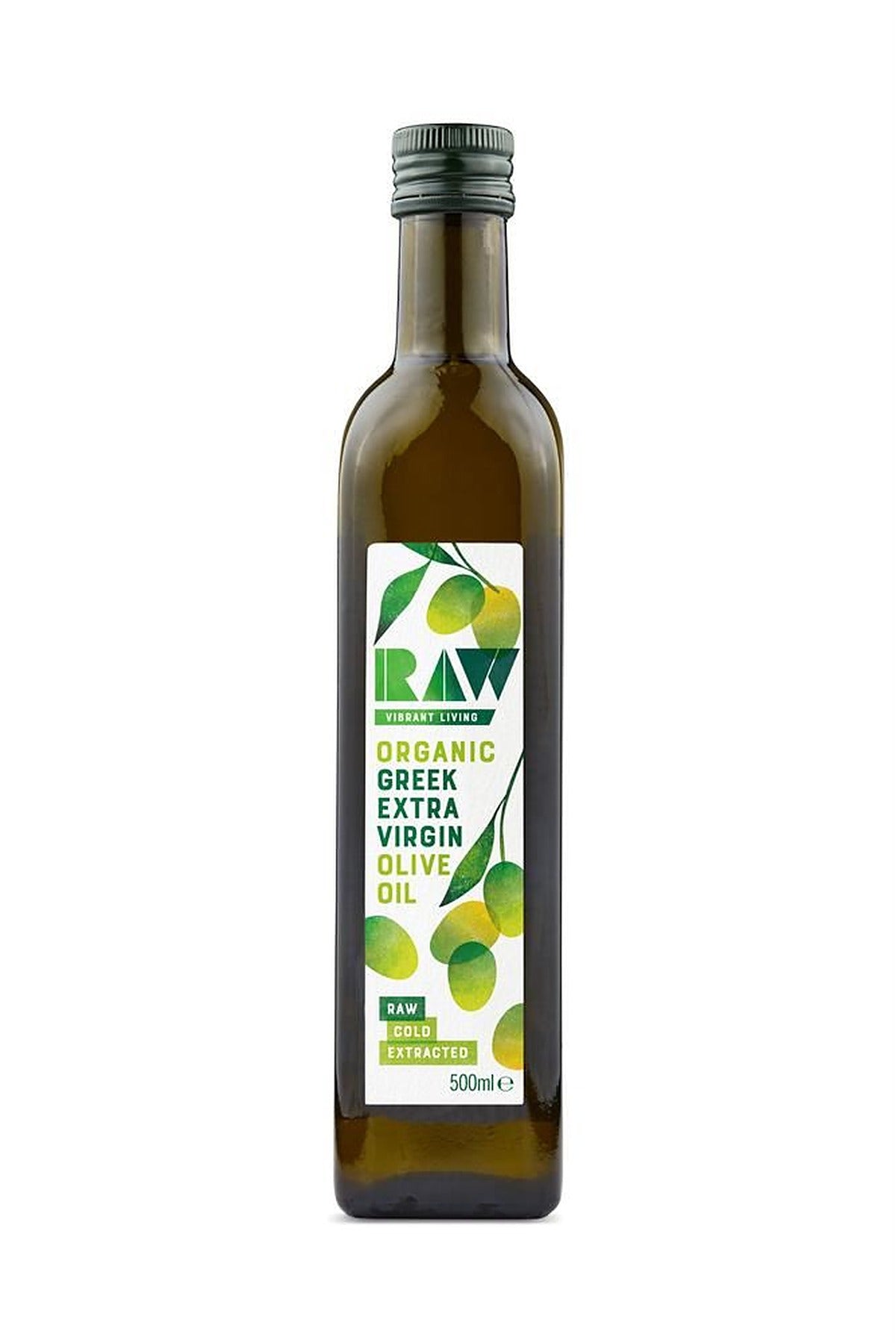 Raw Health Raw Vibrant Living Greek Extra Virgin Olive Oil 500ml