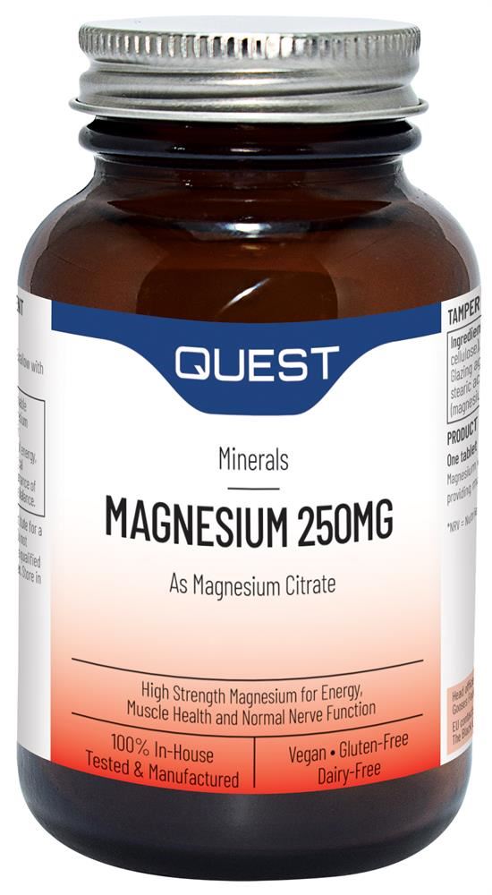 Quest MAGNESIUM CITRATE 250mg 60 Tablets