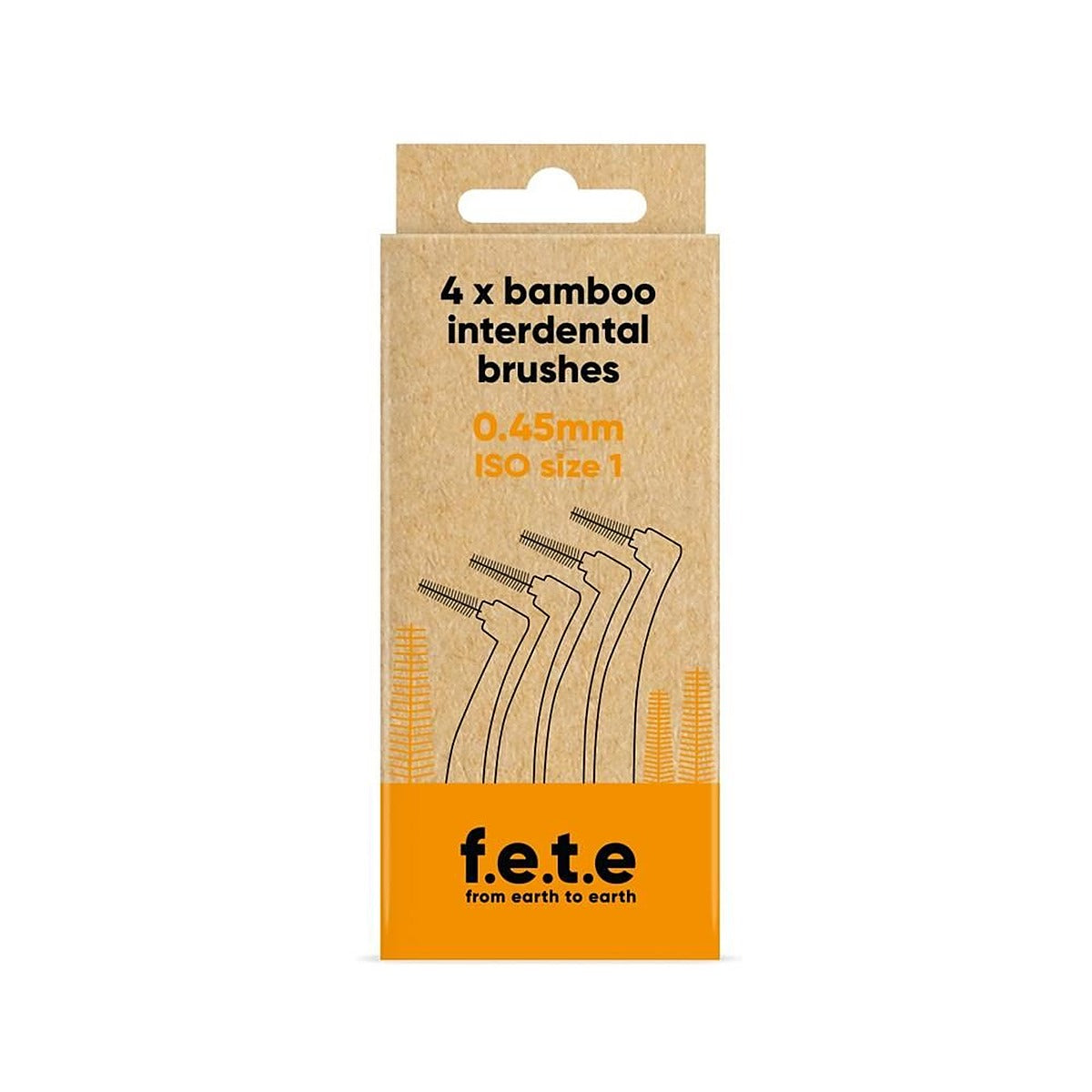 From Earth to Earth Interdental Brushes ISO Size 1 0.45mm