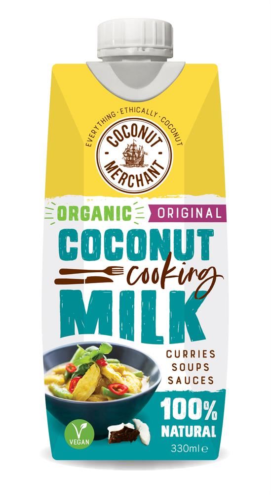 Coconut Merchant Organic Coconut Milk 330ml