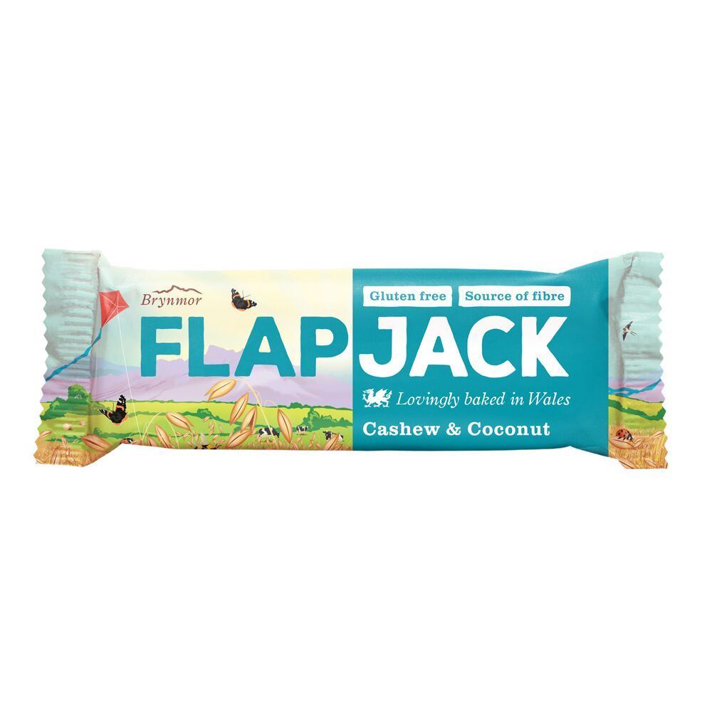 Brynmor Cashew & Coconut Flapjack 80g - 20 Pack