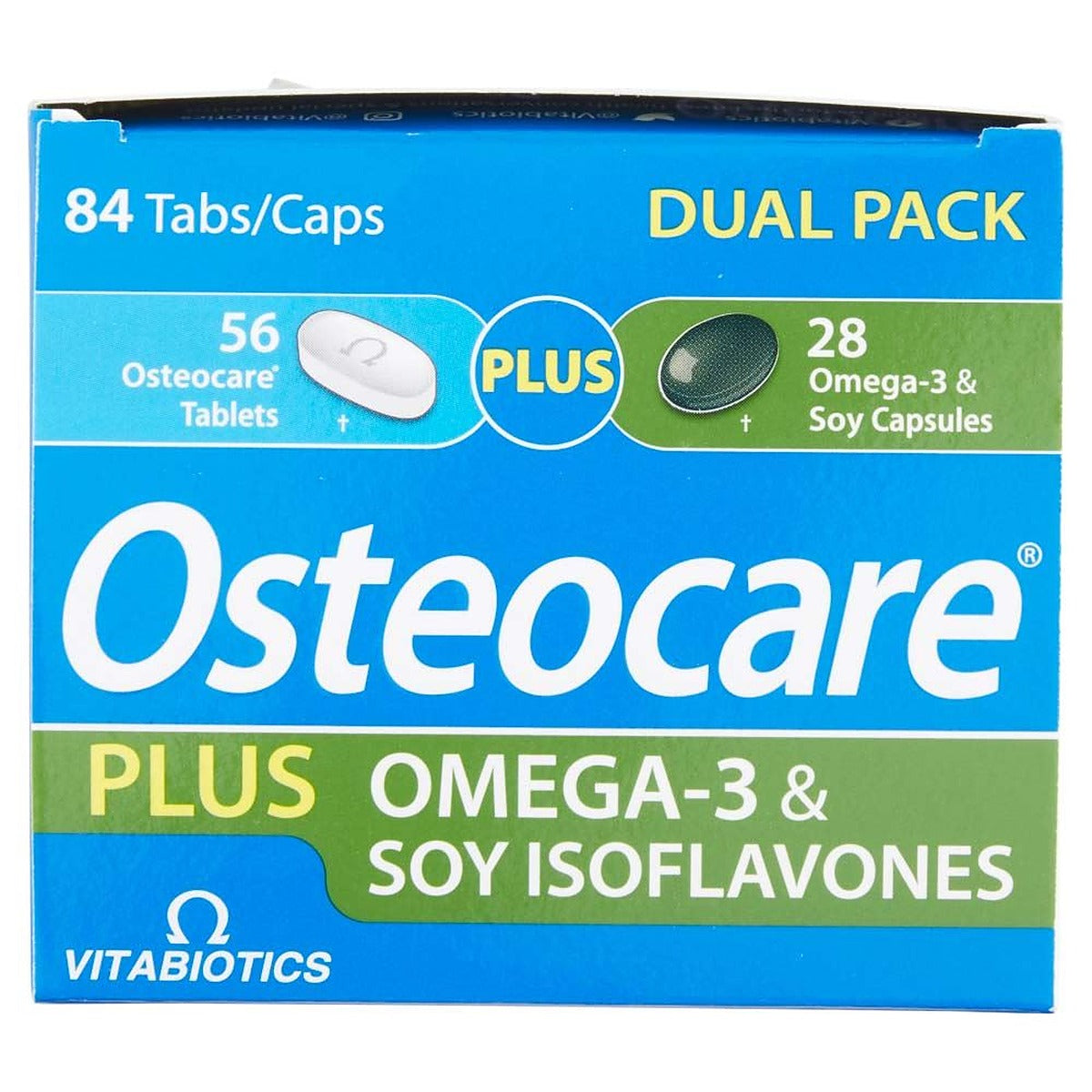 Vitabiotics Osteocare Plus Omega-3 & Soy Isoflavones - 56 Tabs+28 Caps - image 3