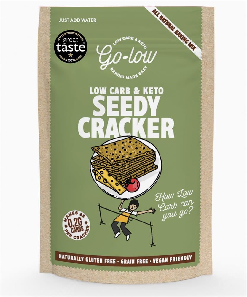 Go Low Baking Keto & Low Carb Seedy Cracker Baking Mix 169g