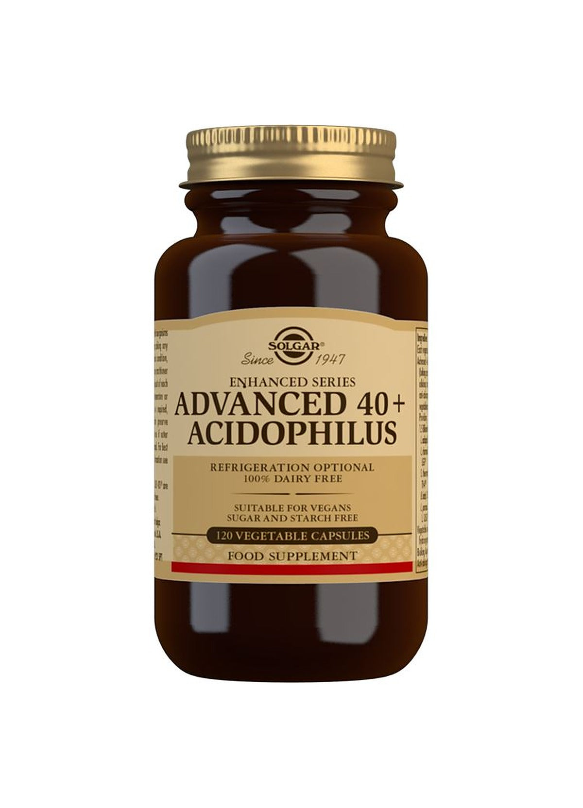Solgar Advanced 40+ Acidophilus - 120 Vegicaps