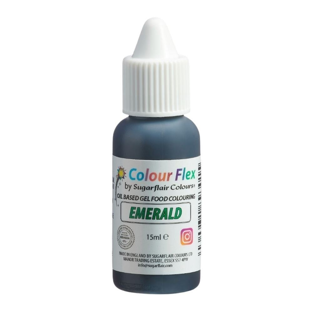 Sugarflair Colour Flex Oil Based Food Colouring Gel 15ml - All Colour