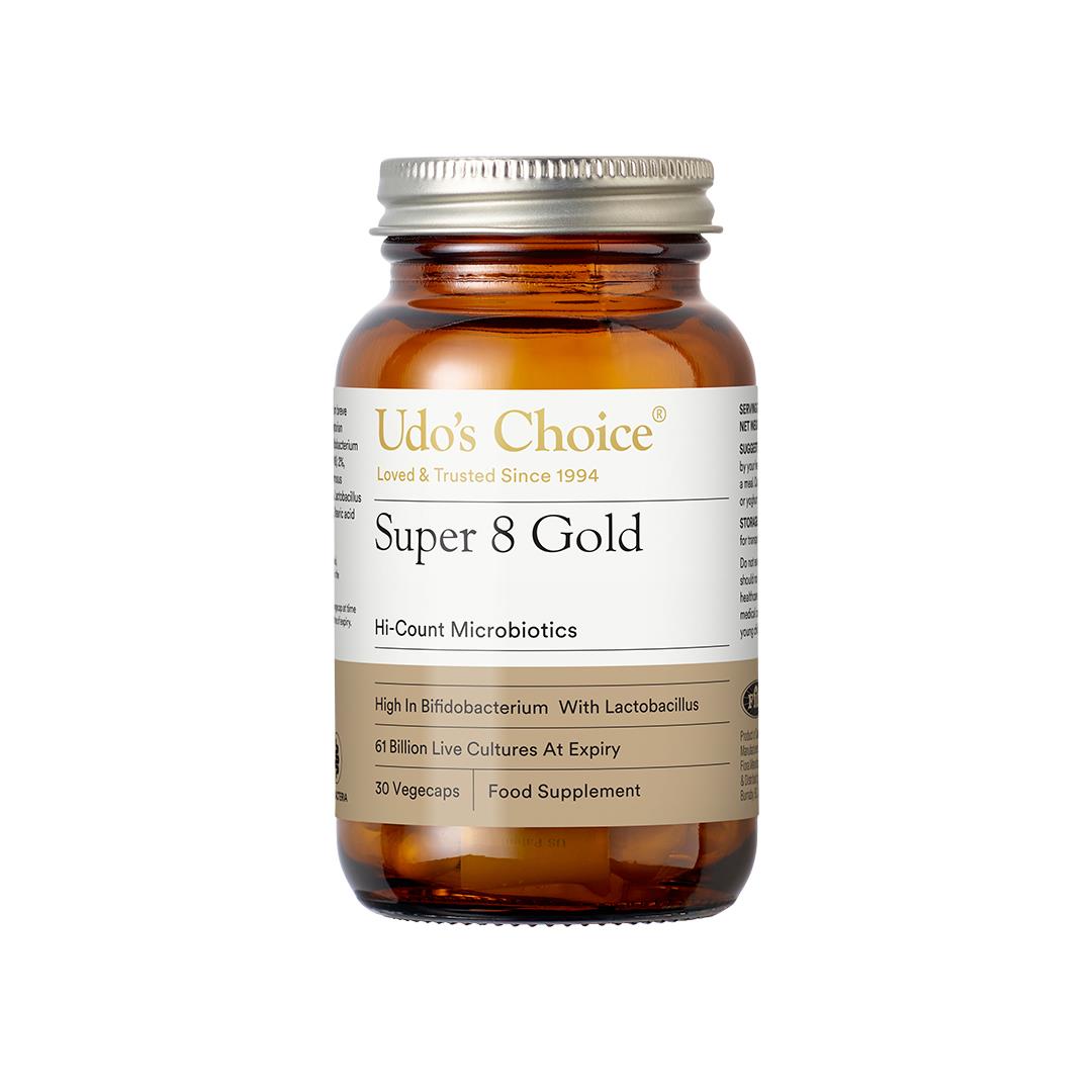 Udos Choice Super 8 Gold Microbiotics - 30 Vegecaps