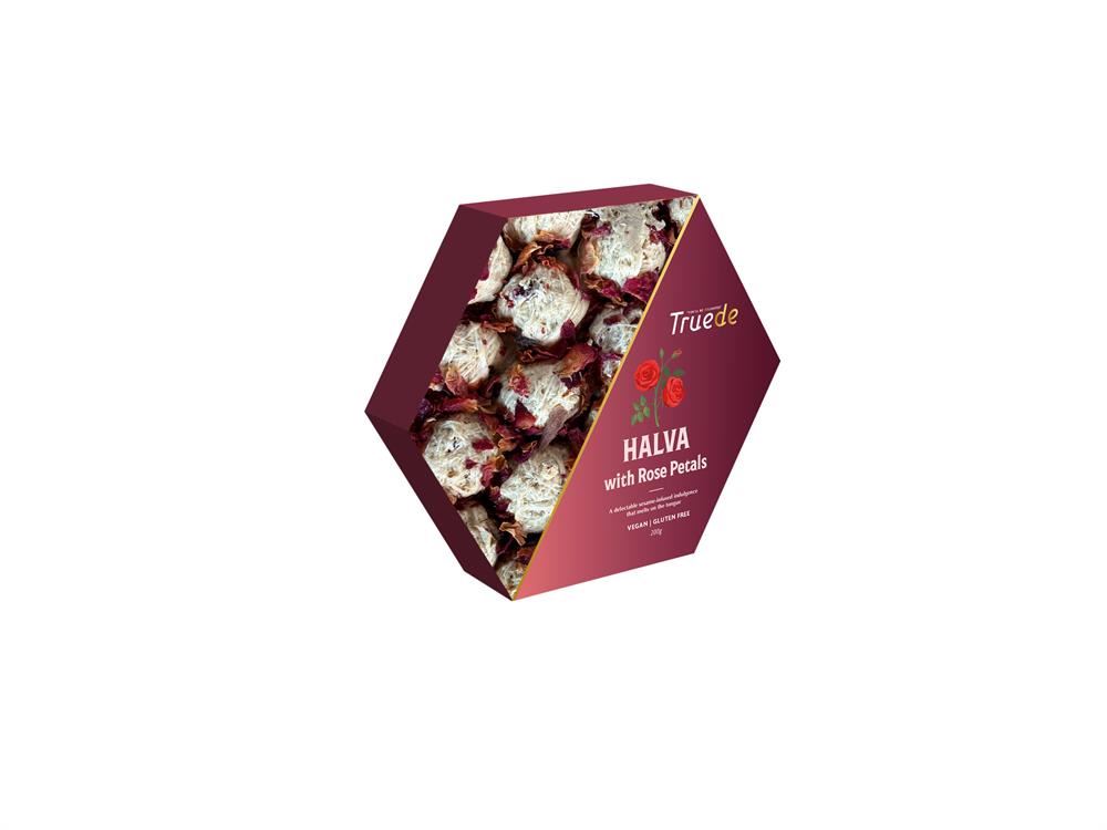 Truede Halva with Rose Petal 200g