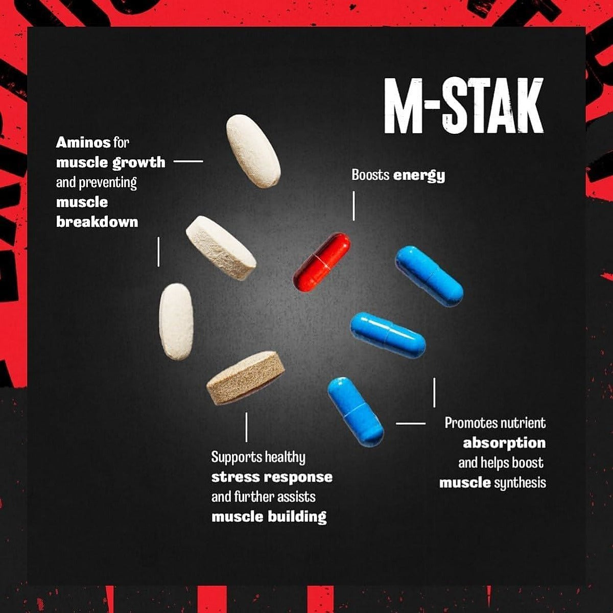 Universal Nutrition Animal M-Stak 21 Packs Non Hormonal Stack - image 4