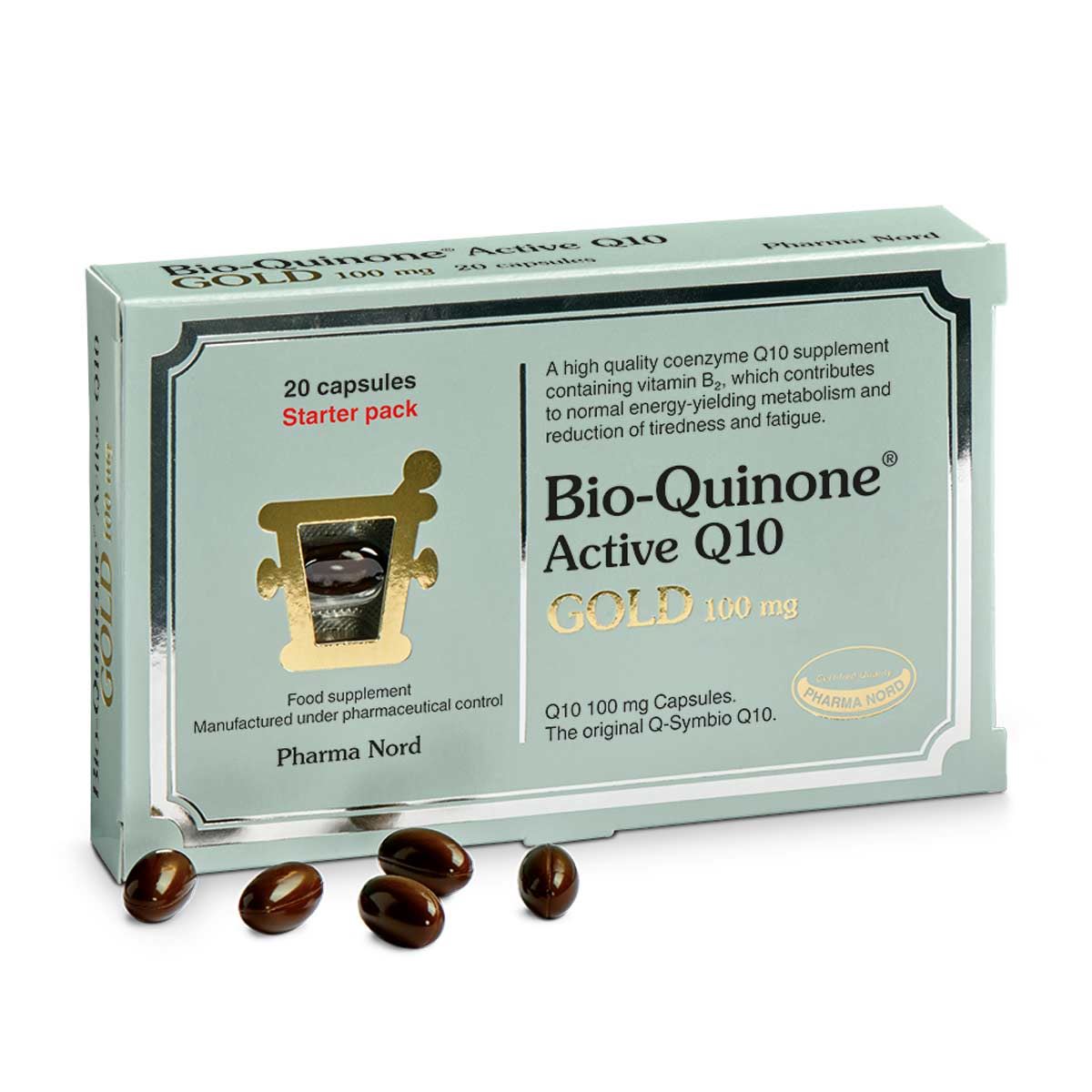 Pharma Nord Bio-Quinone Active Q10 Gold 100mg - 20 Capsules