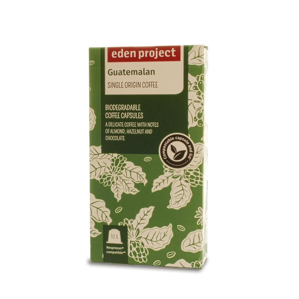 Eden Project Guatemala compostable Nespresso coffee capsules x10