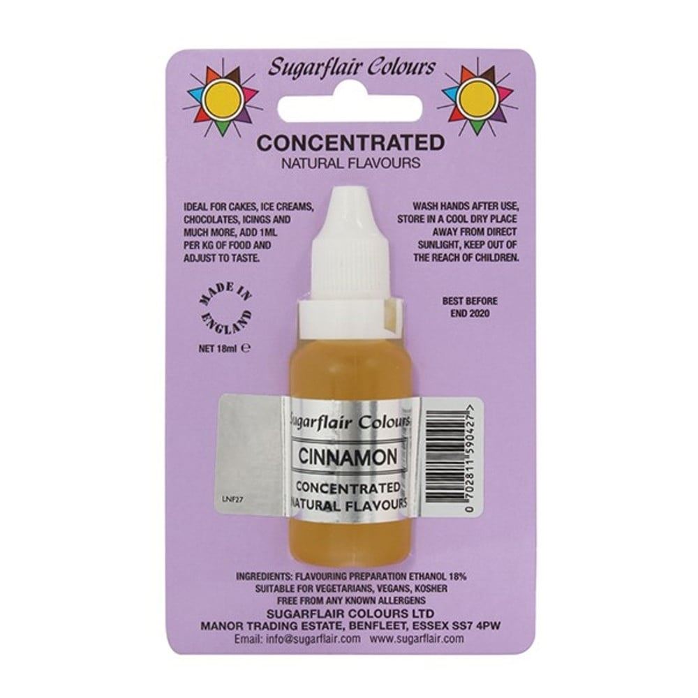 Sugarflair Concentrated NATURAL Food Flavours - 18ml