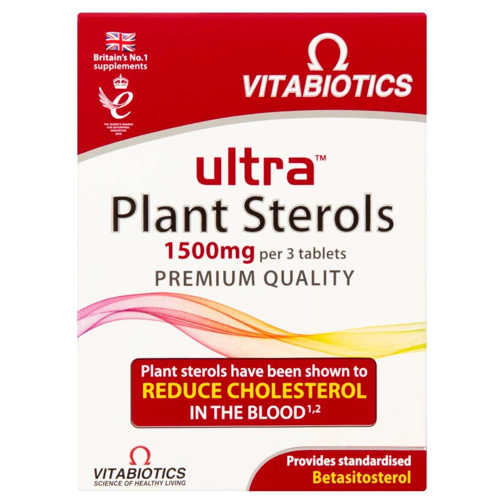 Vitabiotics Ultra Plant Sterols 1500mg Premium Quality - 30 Tablets