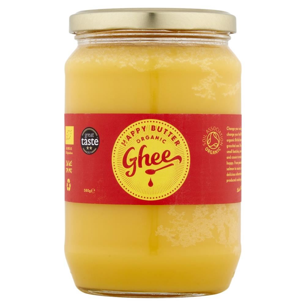 Happy Butter Artisan Organic UK Ghee 580g