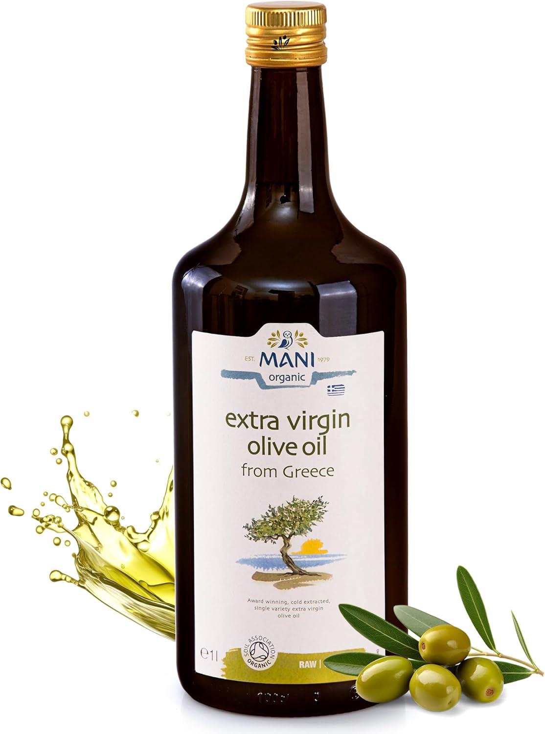 Mani Organic Extra Virgin Olive Oil 1L