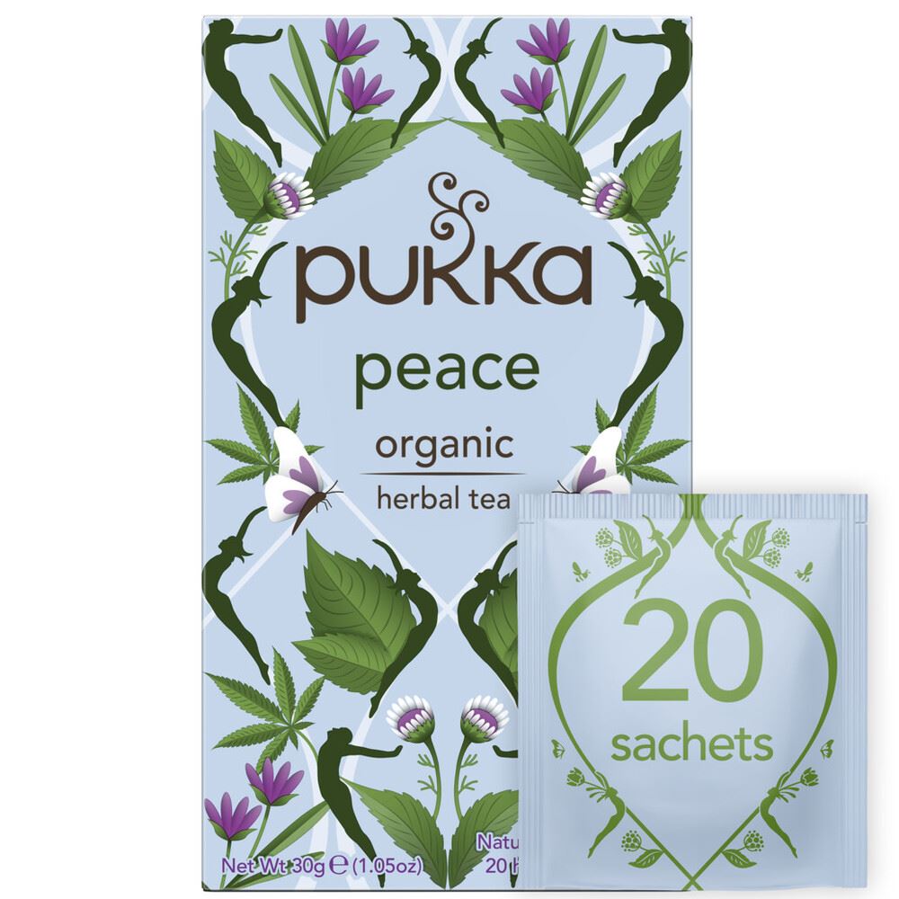 Pukka Herbs Peace Organic Herbal Tea 20 teabags