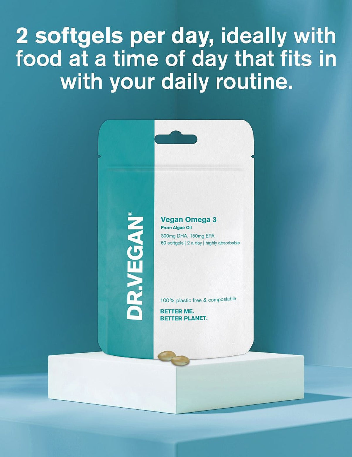 Dr. Vegan Vegan Omega 3 - 60 Softgels - image 4