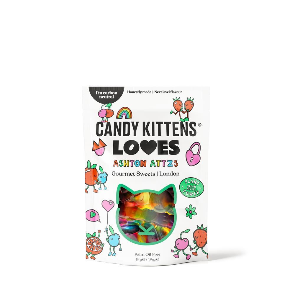 Candy Kittens Loves Vegan Sweets 54g - 12 Pack