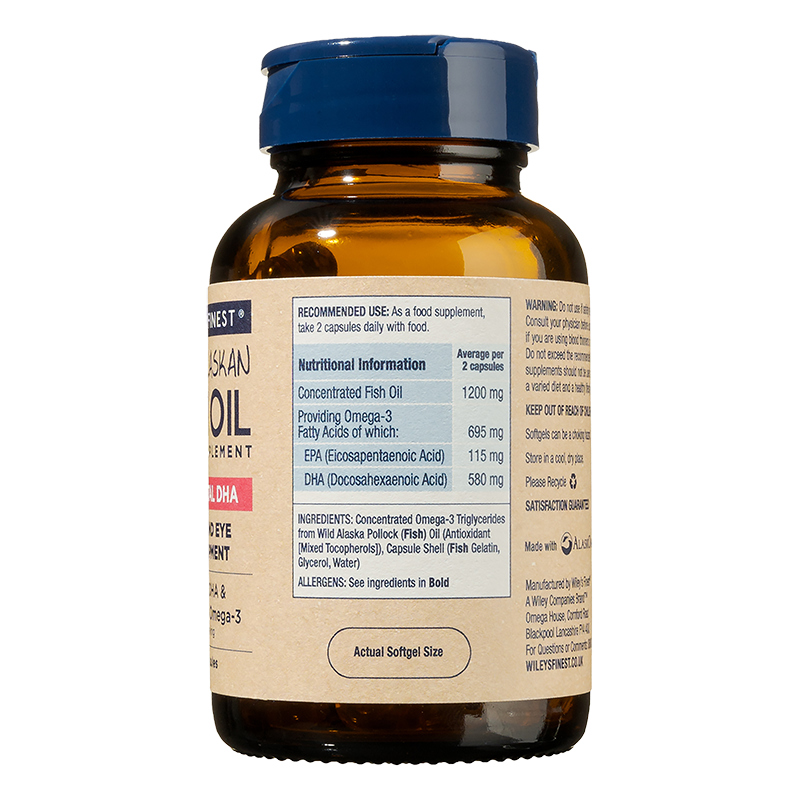 Wiley's Finest UK Prenatal DHA 60 Capsules
