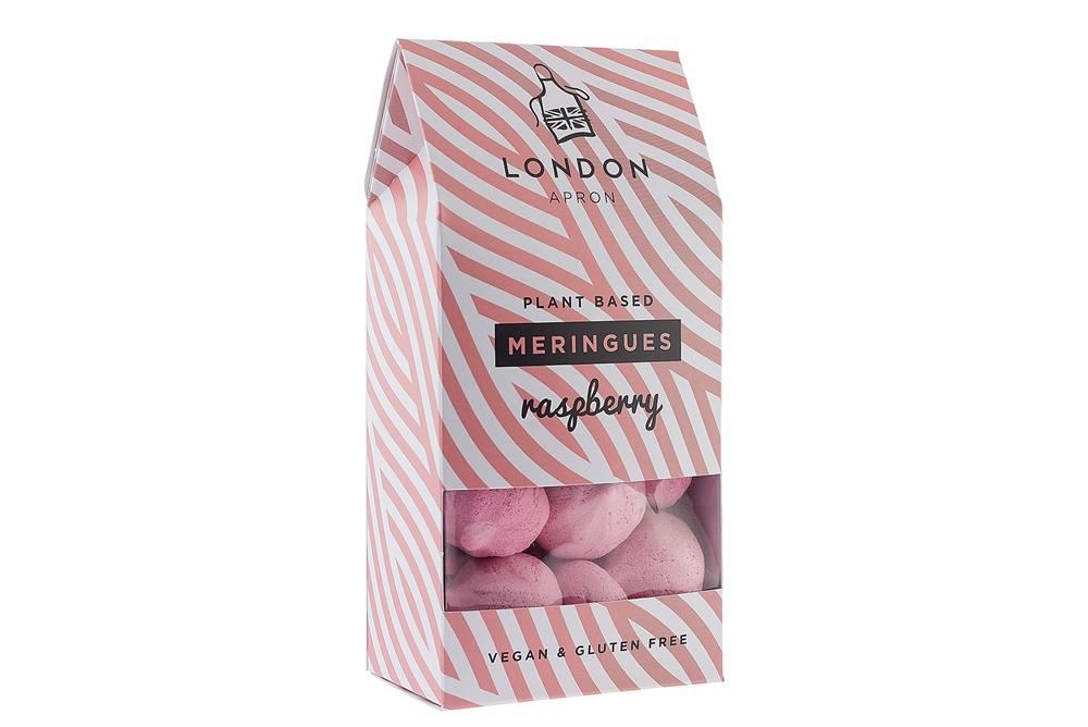 London Apron Vegan Raspberry Mini Meringues 23g