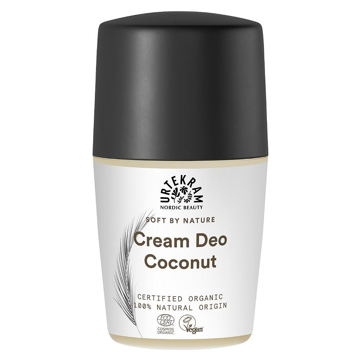 Urtekram Coconut Cream Deodorant Roll On 50ml Organic