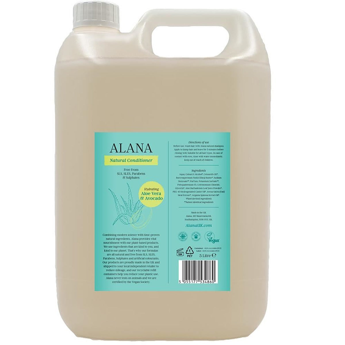 Alana Aloe Vera & Avocado Natural Conditioner 5L