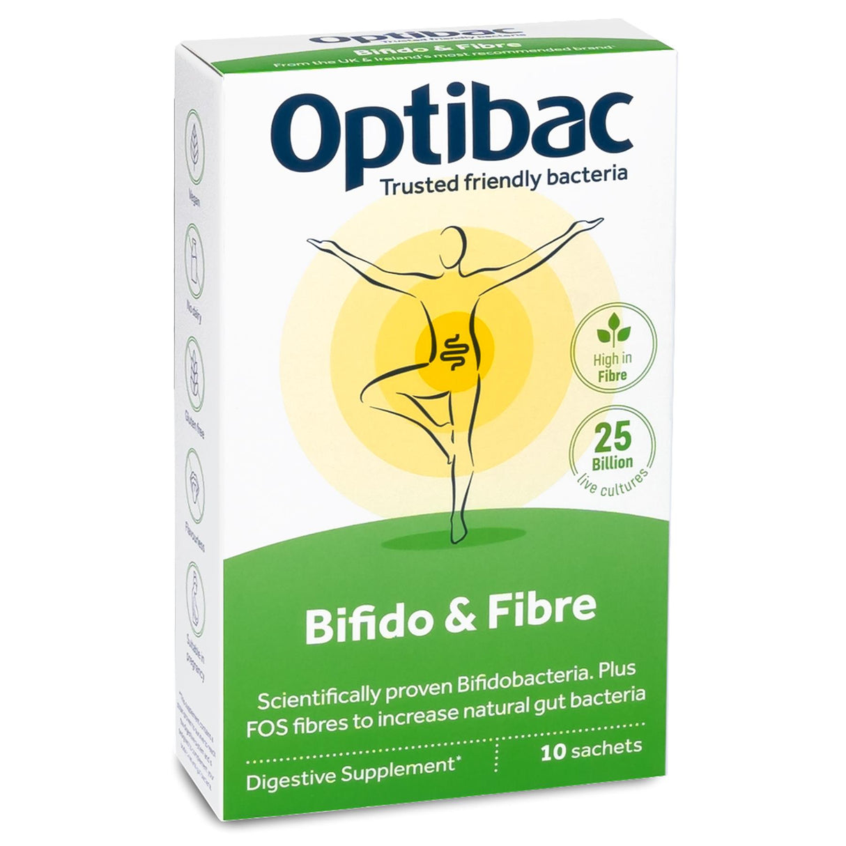 OptiBac Probiotics Bifidobacteria & Fibre 10 - 30 Sachets