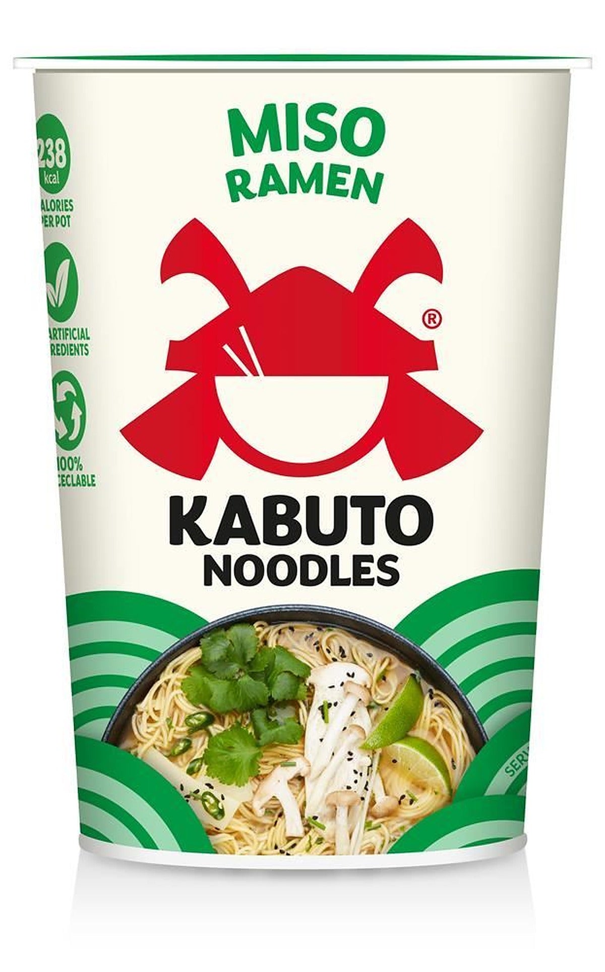 Kabuto Noodles Miso Ramen 65g - 6 Pack