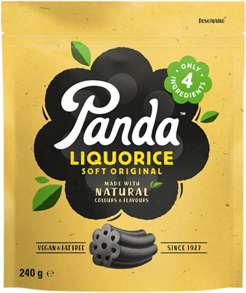 Panda Natural Liquorice Cuts 240g