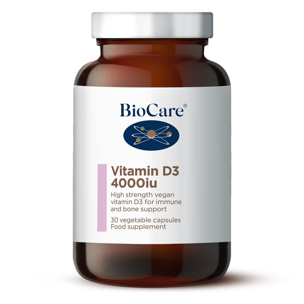 Biocare Vitamin D3 4000iu 30 capsules