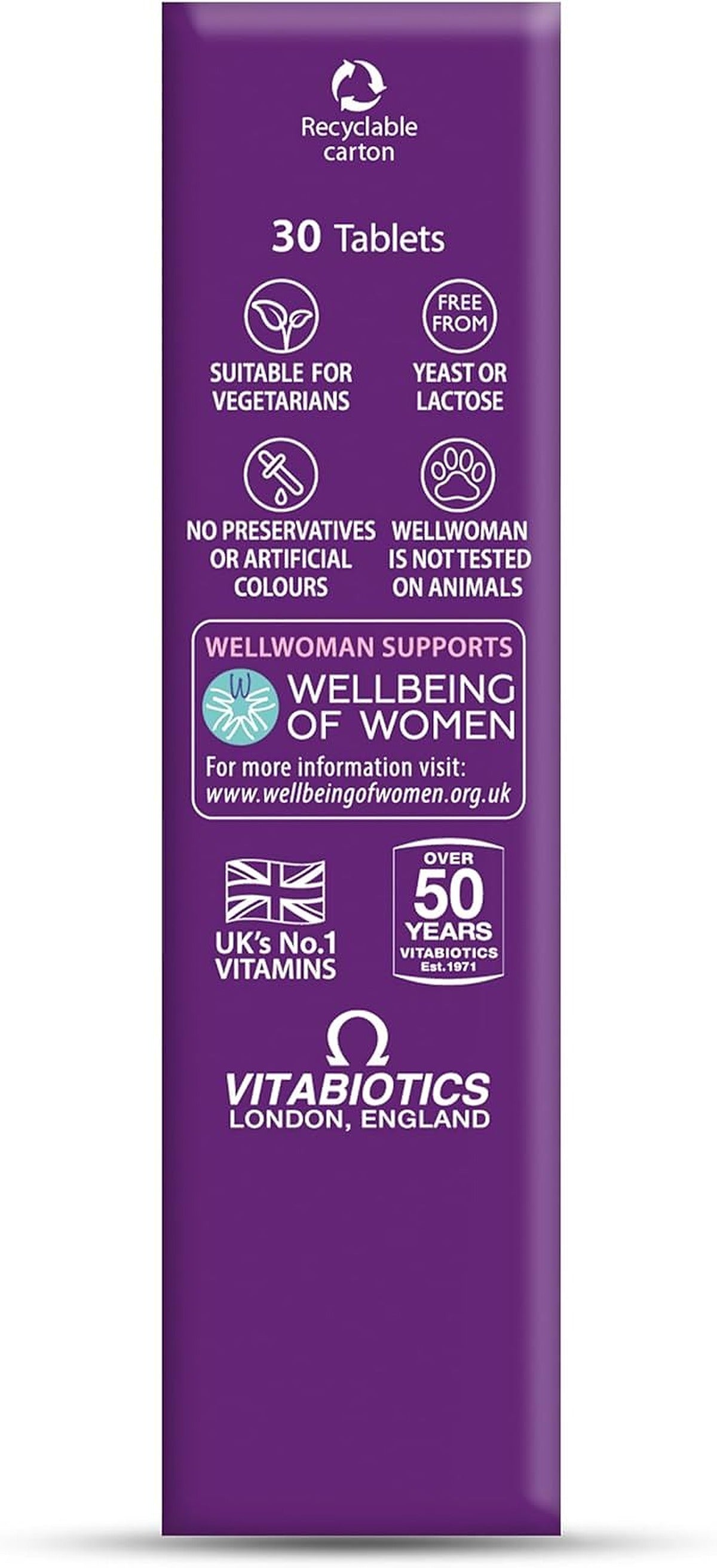 Vitabiotics Wellwoman Perimenopause - 30 Tablets - image 5
