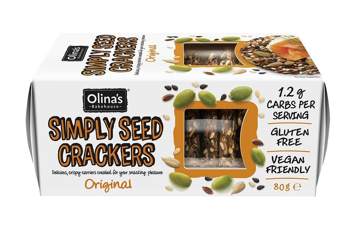 Olinas Bakehouse Gluten Free Original Seed Crackers 80g