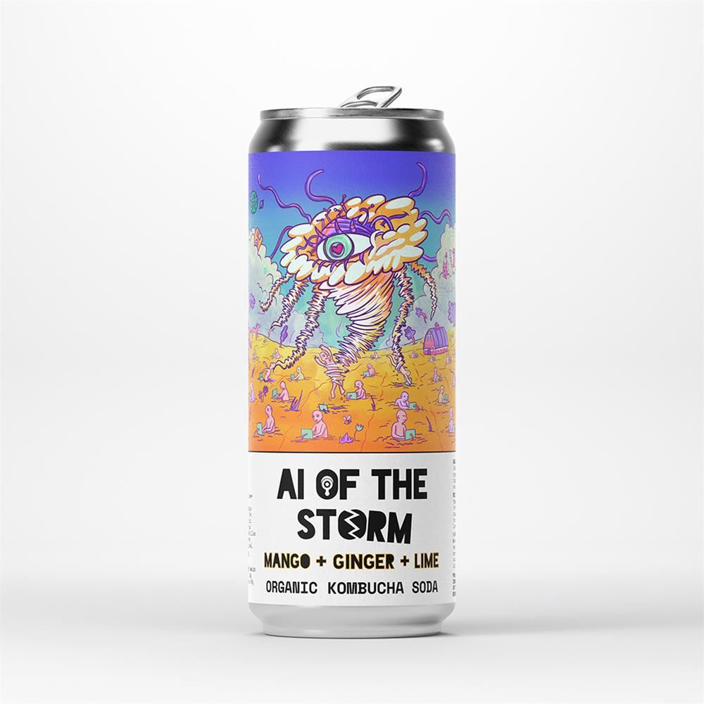 Counter Culture Mango + Ginger + Lime Organic Kombucha Soda 330ml